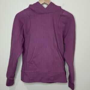Lululemon Purple Pullover Hoodie Sweatshirt Size 4 EUC Front Pocket
